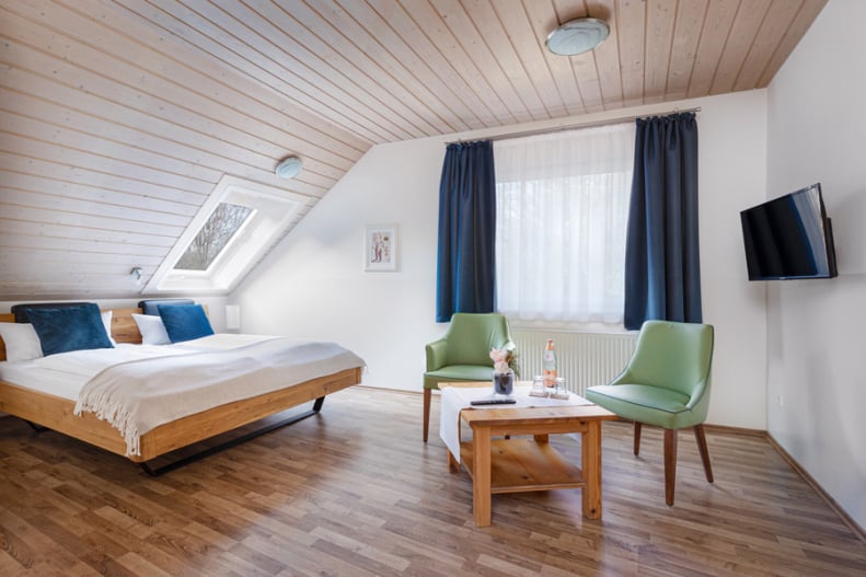 Doppelzimmers im Hotel Haus Biederstaedt