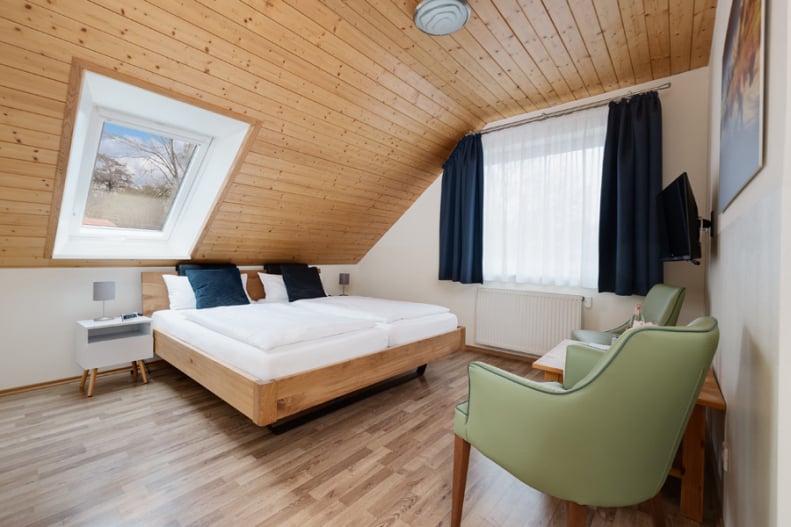 Doppelzimmers im Hotel Haus Biederstaedt