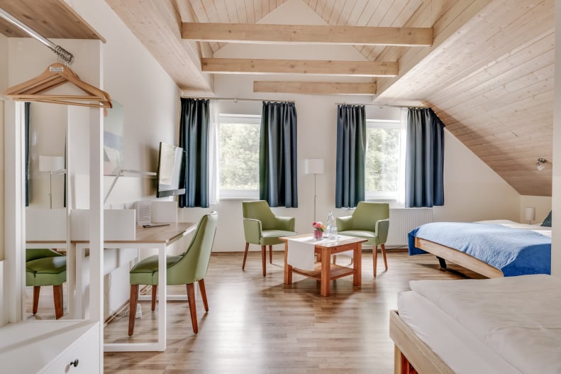 Dreibettzimmers im Hotel Haus Biederstaedt