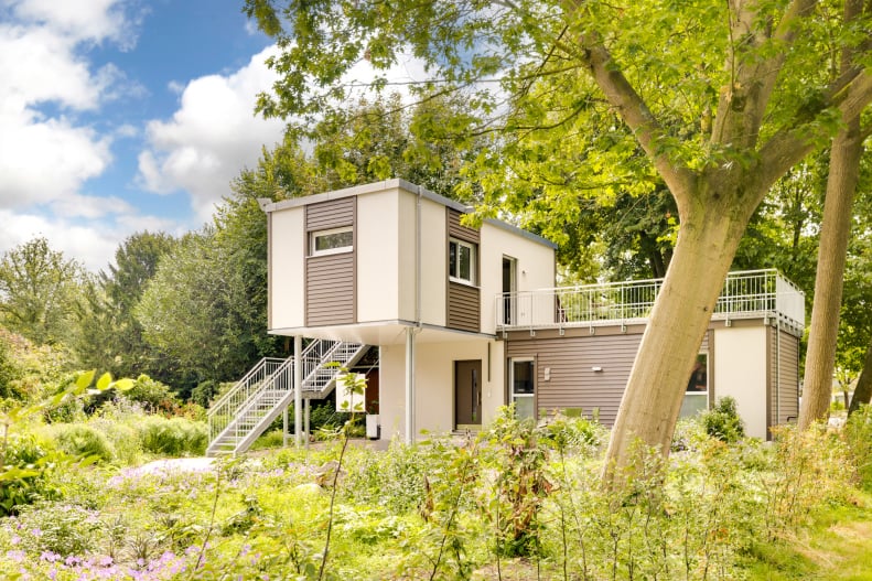 Apartment Tiny Haus 36 ㎡  für 1- 4 Personen