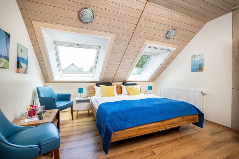 Doppelzimmers im Hotel Haus Biederstaedt